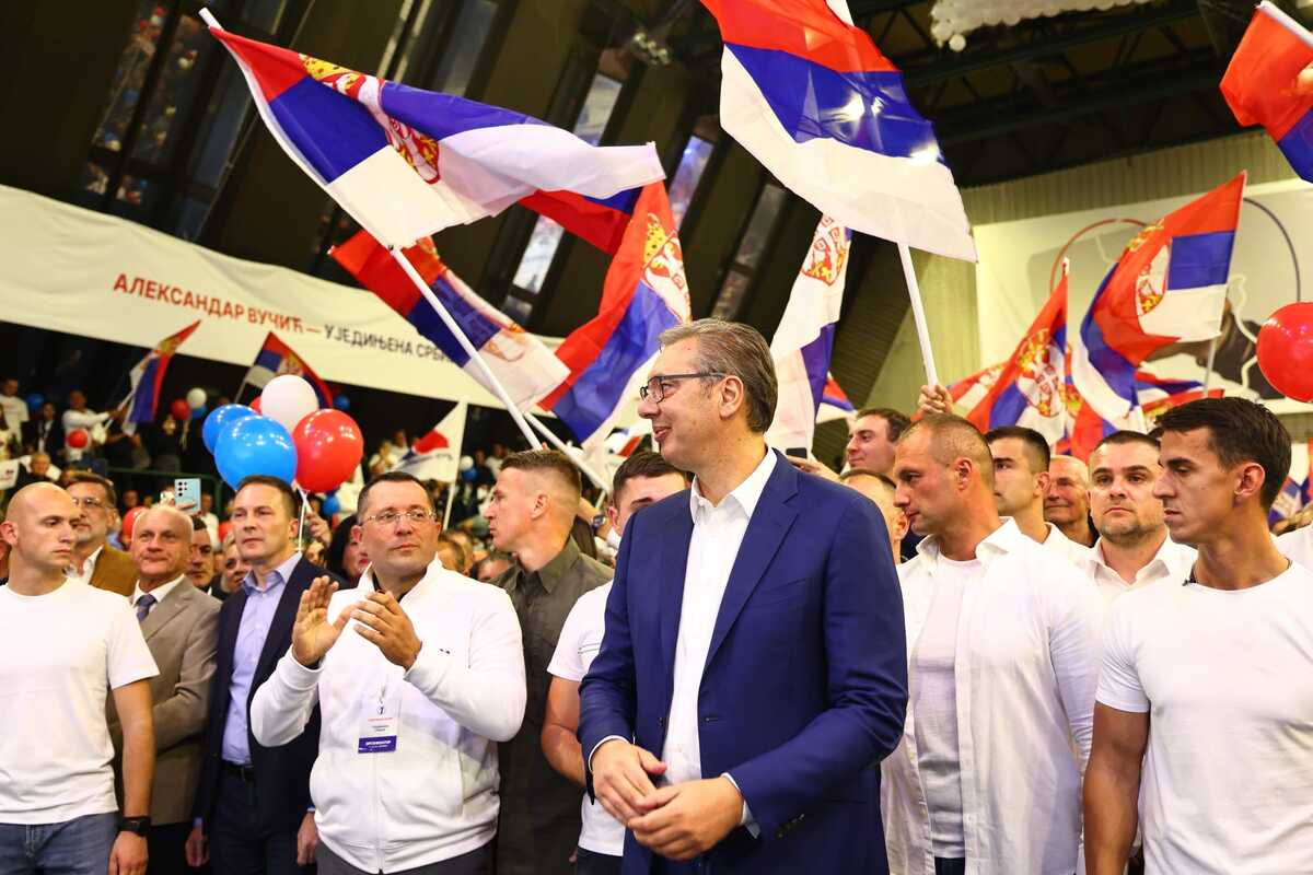 Aleksandar Vučić Lazarevac izbori 2026 Ujedinjena Srbija