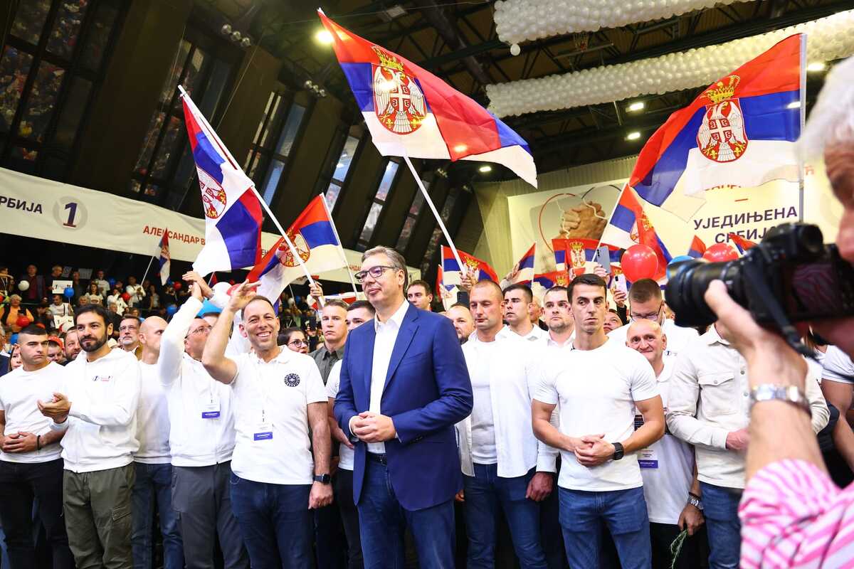Aleksandar Vučić Lazarevac izbori 2026 Ujedinjena Srbija