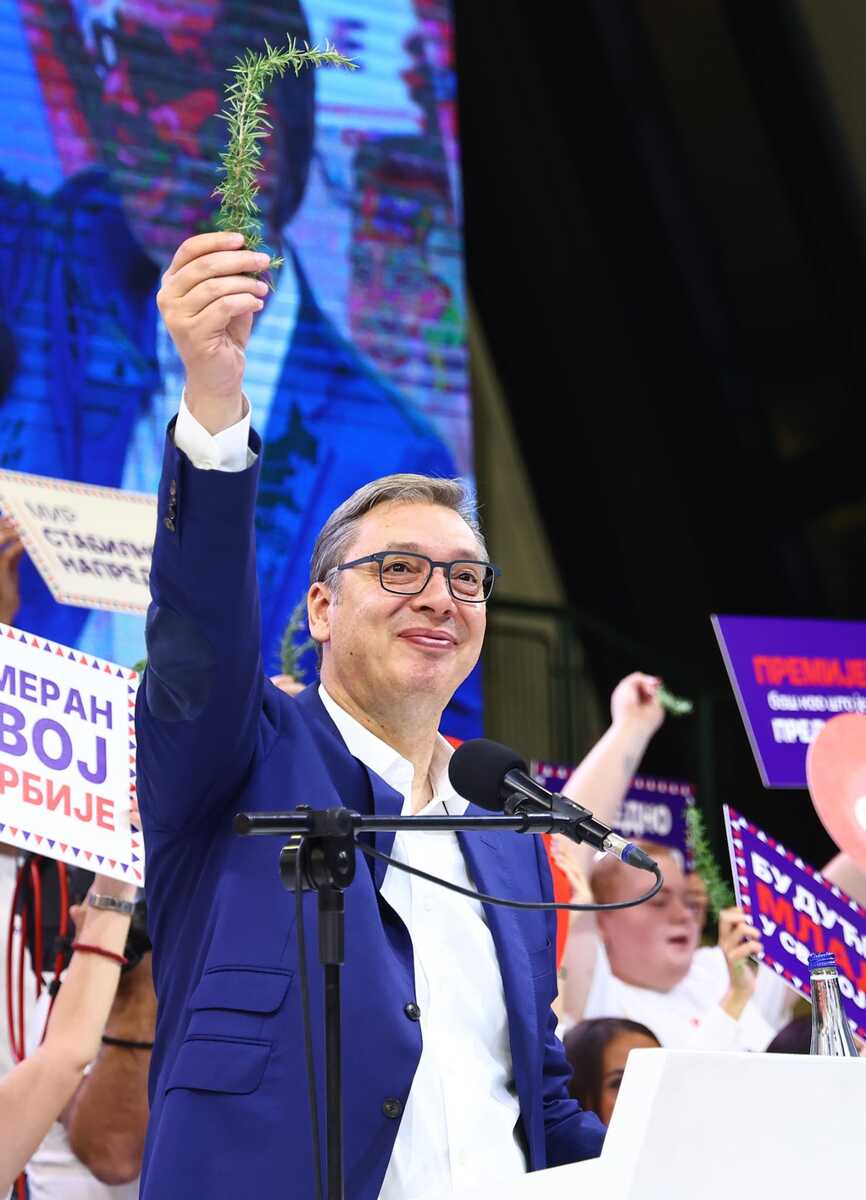 Aleksandar Vučić Lazarevac izbori 2026 Ujedinjena Srbija