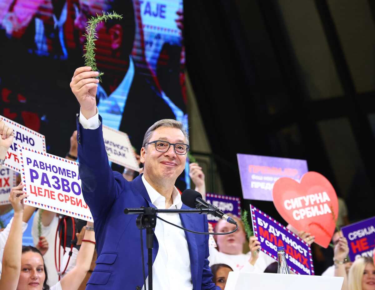 Aleksandar Vučić Lazarevac izbori 2026 Ujedinjena Srbija