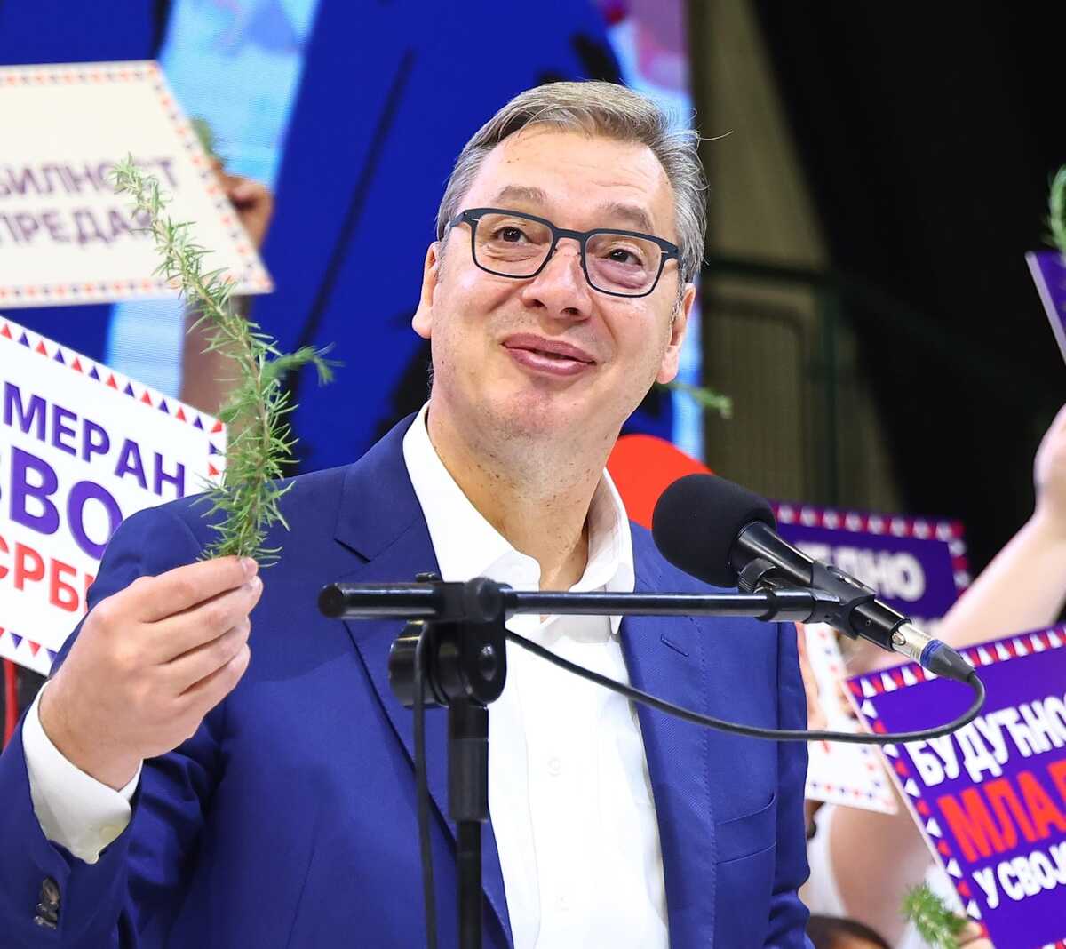 Aleksandar Vučić Lazarevac izbori 2026 Ujedinjena Srbija