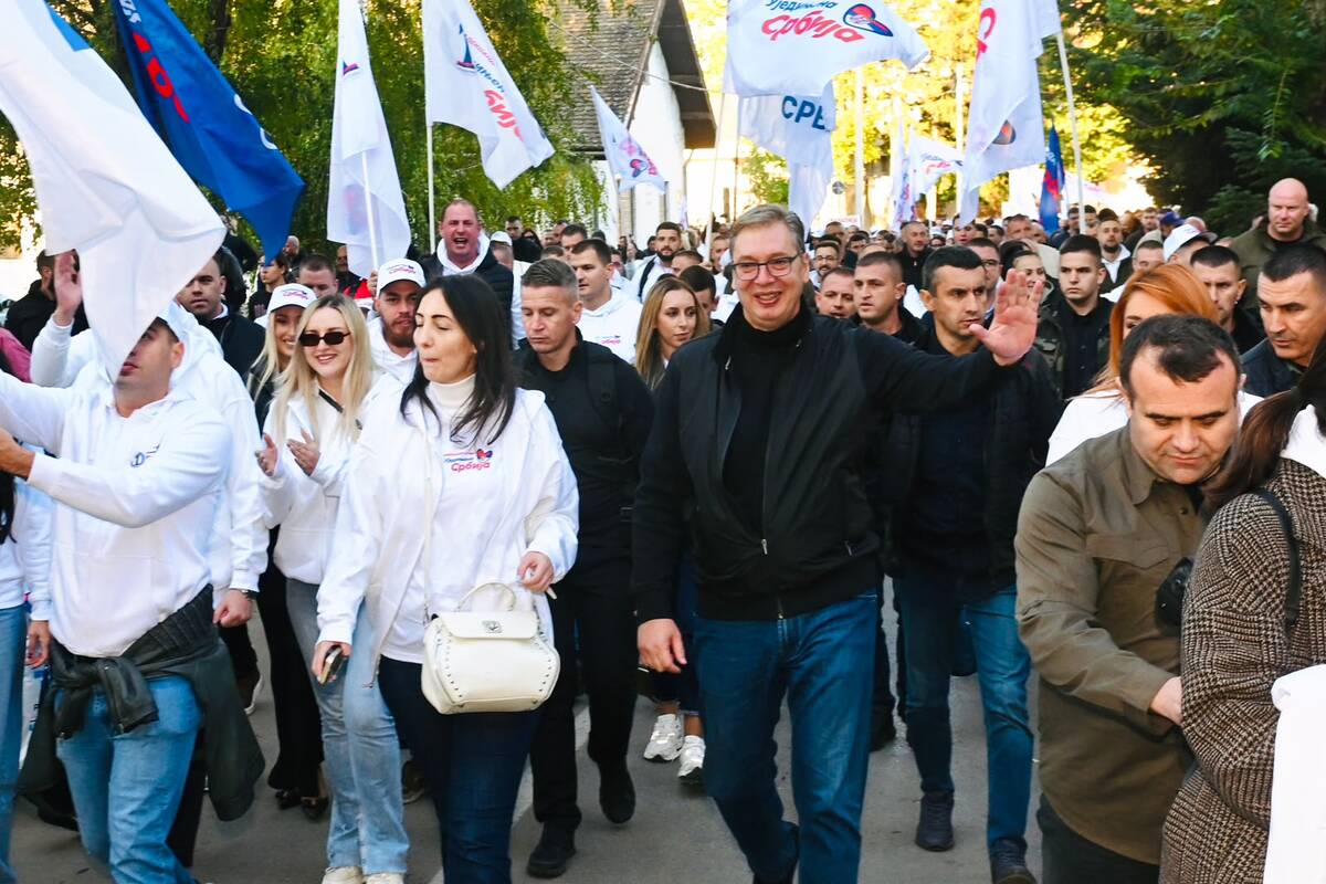 Skup SNS Novi Sad Aleksandar Vučić
