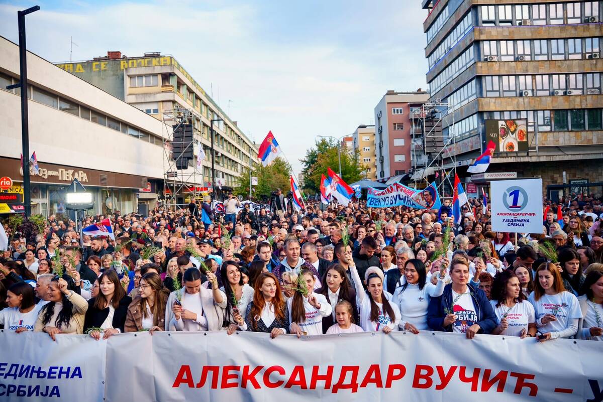 Ujedinjena Srbija Kruševac SNS skup