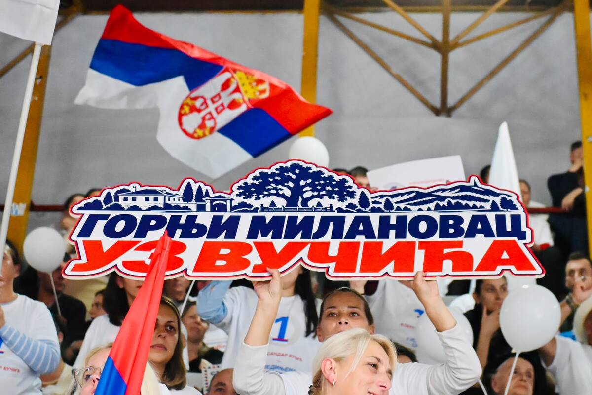 Ujedinjena Srbija Čačak SNS skup hala borac