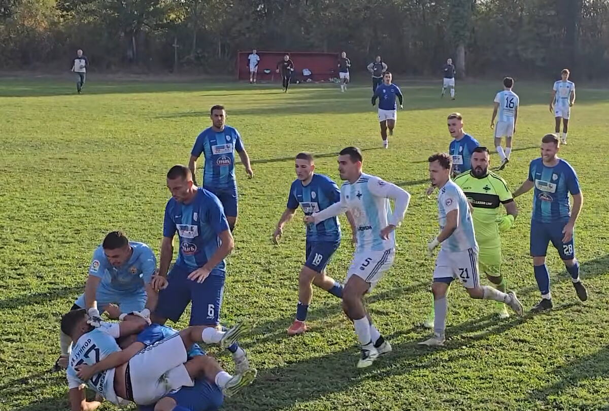 tuča fudbaleri