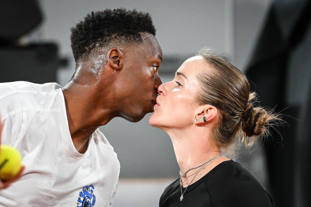 Elina Svitolina i Gael Monfis