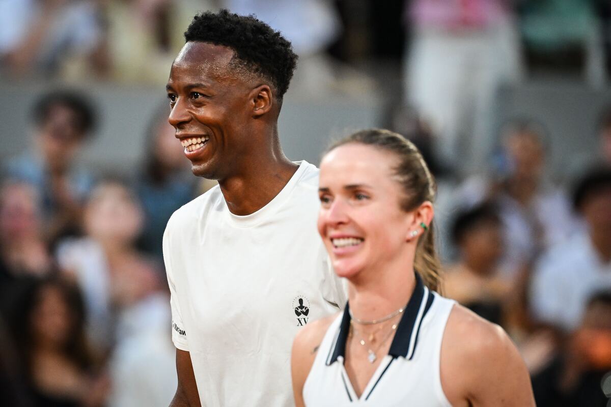 Elina Svitolina i Gael Monfis