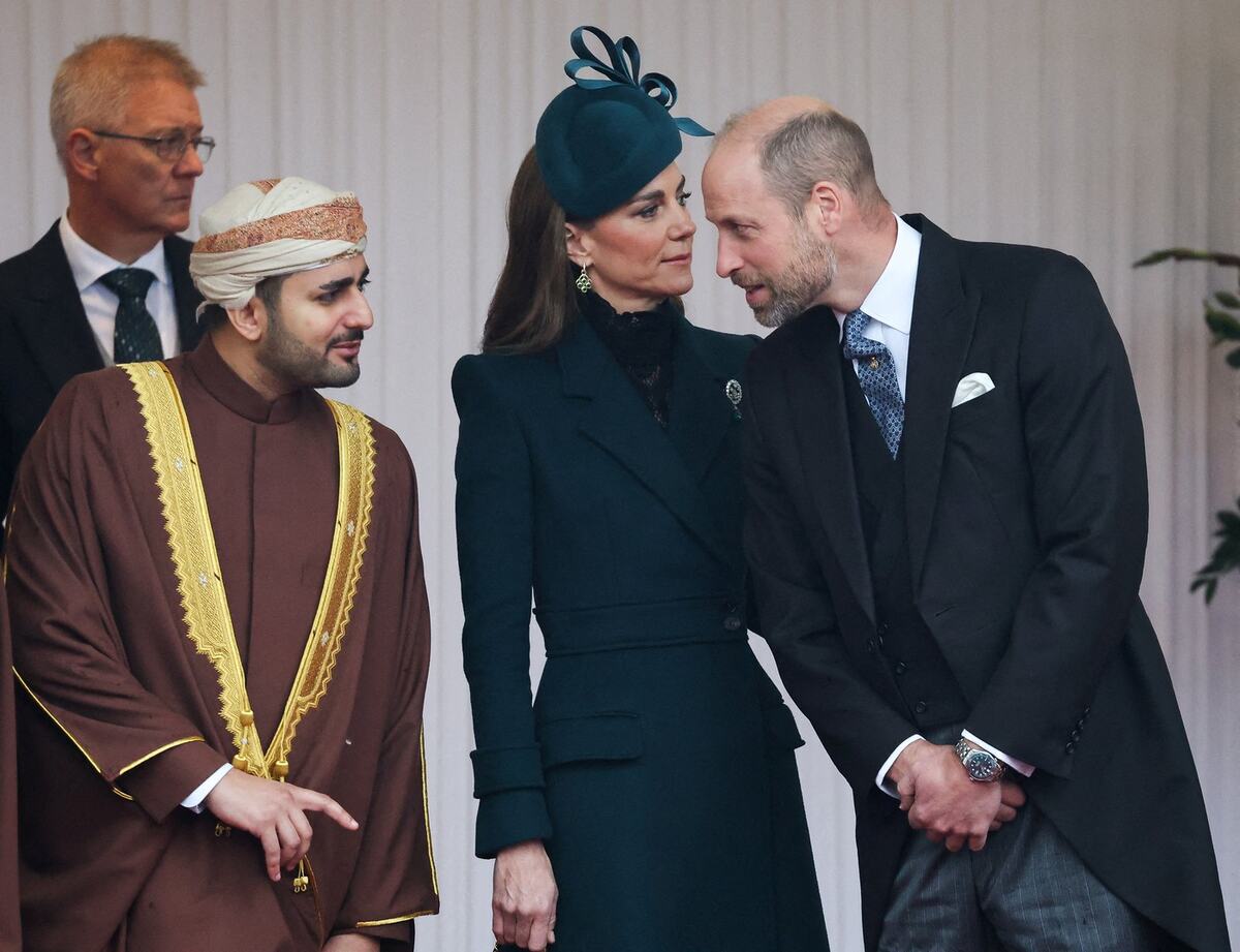 Kejt Midlton i princ Vilijam sa sultanom Omana