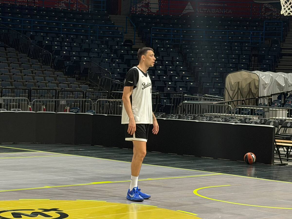 Trening Partizana pred večiti derbi