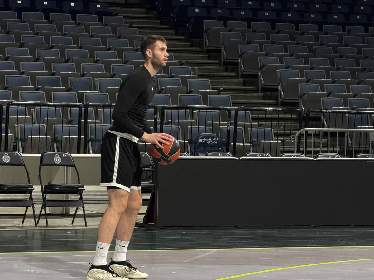 Trening Partizana pred večiti derbi