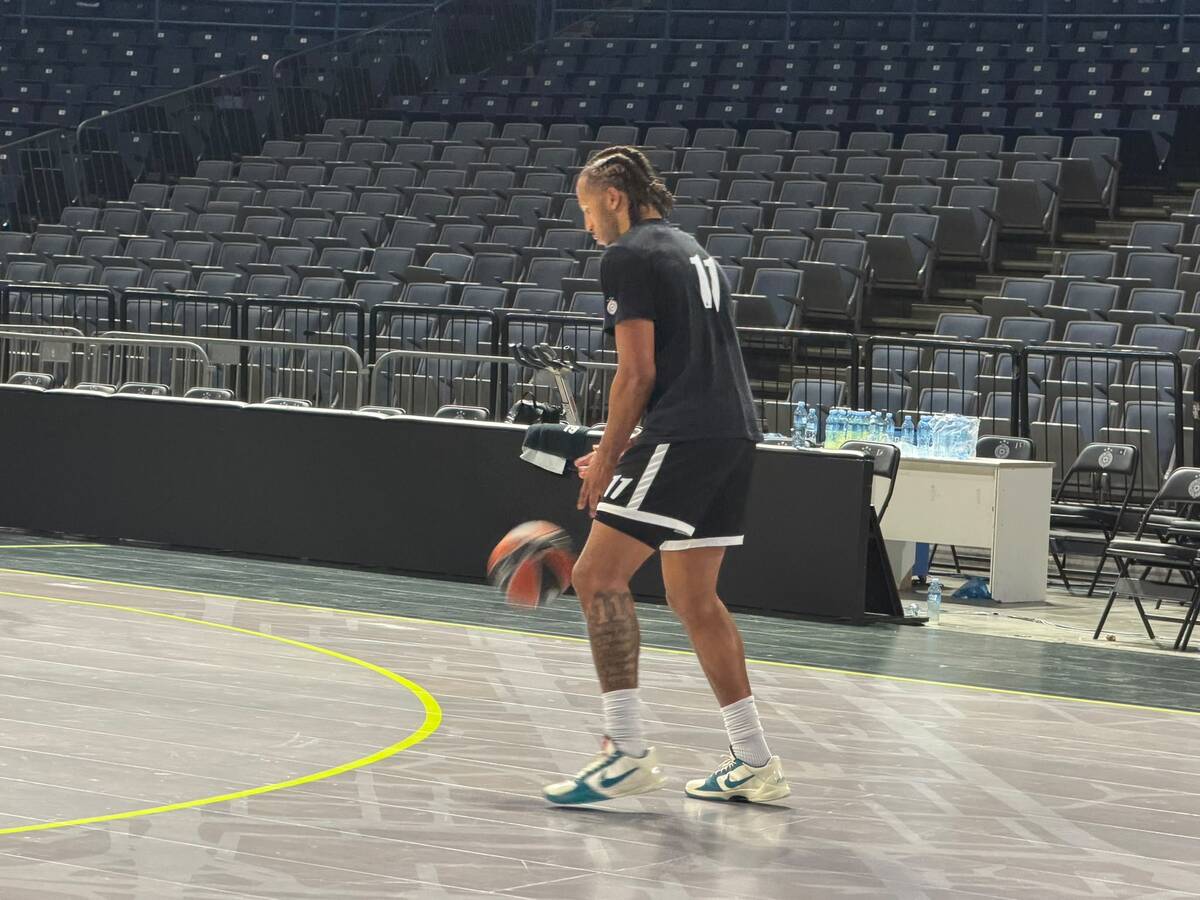 Trening Partizana pred večiti derbi