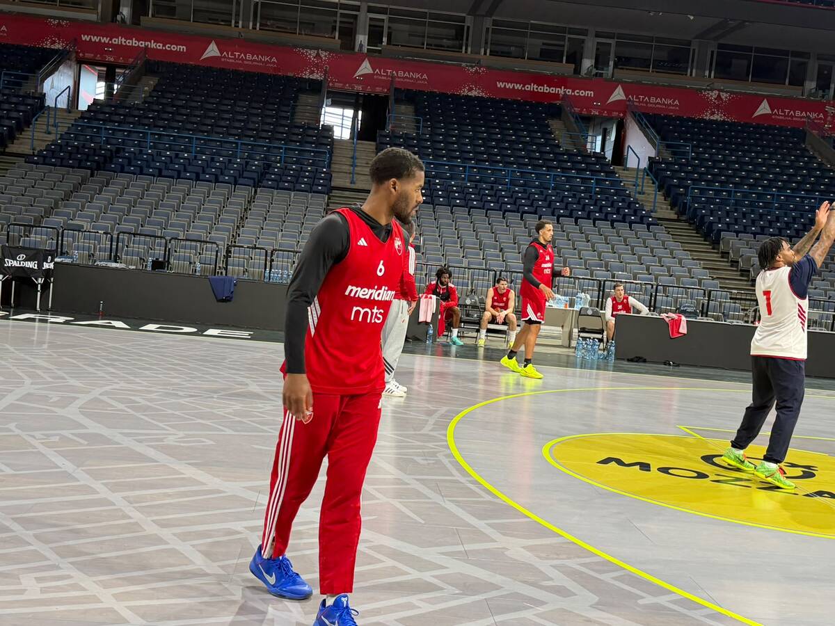 Trening Crvene zvezde pred Večiti derbi