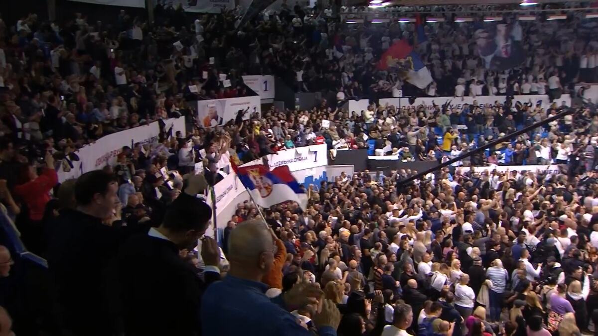 Hala sportova Novi Beograd Ujedinjena Srbija SNS skup (6).jpg