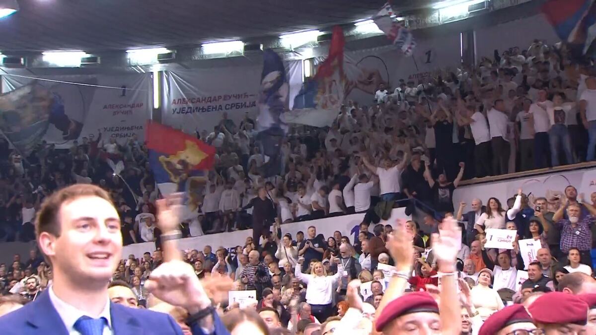 Hala sportova Novi Beograd Ujedinjena Srbija SNS skup (4).jpg
