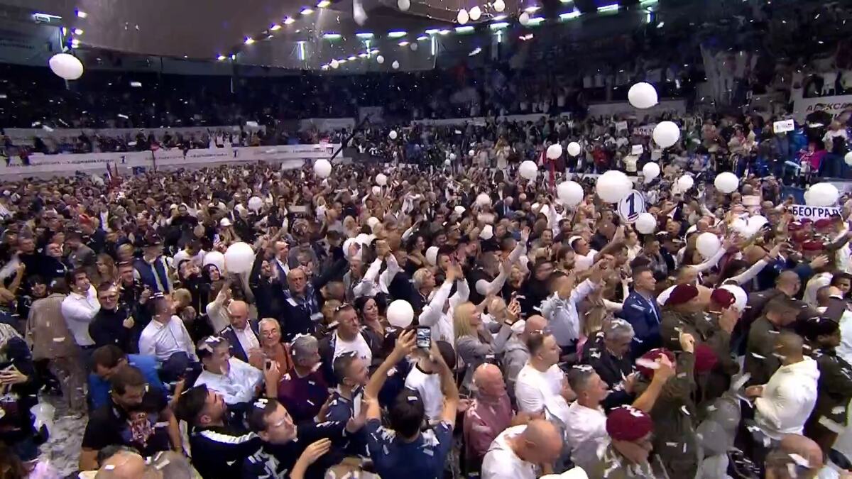 Hala sportova Novi Beograd Ujedinjena Srbija SNS skup (22).jpg