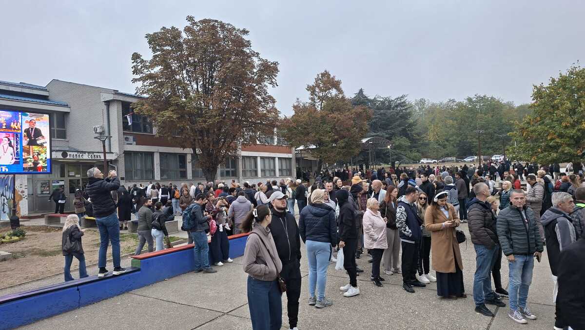 izbori 2026 glasanje glasačko mesto Mirijevo, OŠ Pavle Savić