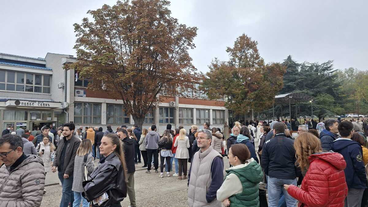 izbori 2026 glasanje glasačko mesto Mirijevo, OŠ Pavle Savić