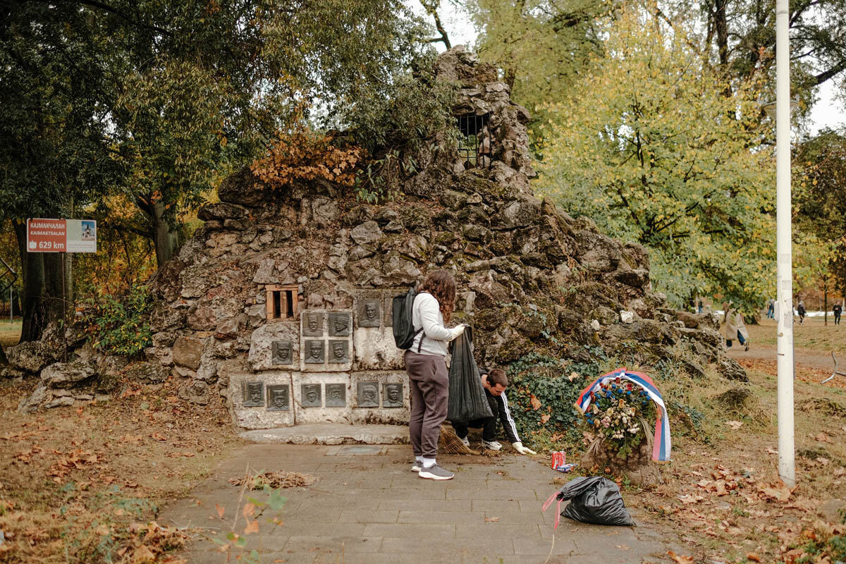 Pionirski park čišćenje