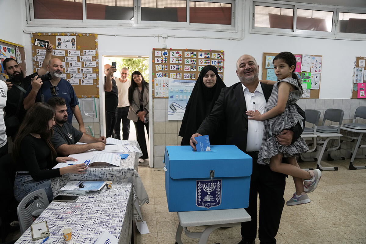 Mansur Abas predsednik arapske strranke raam u izraelu