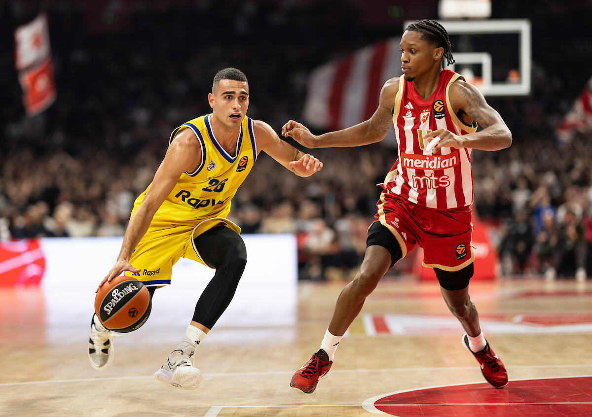 Tajson Karter na utakmici Crvena zvezda - Makabi