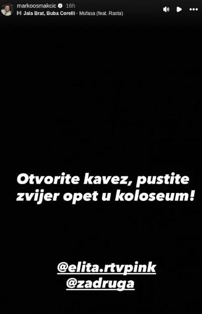 NAKON ŠTO JE DISKVALIFIKOVAN IZ ELITE 10 ZBOG SUKOBA SA CAREM, OSMAKČIĆ SE OGLASIO! Uputio provokativnu poruku Pinku: OTVORITE KAVEZ, PUSTITE ZVER! (FOTO)
