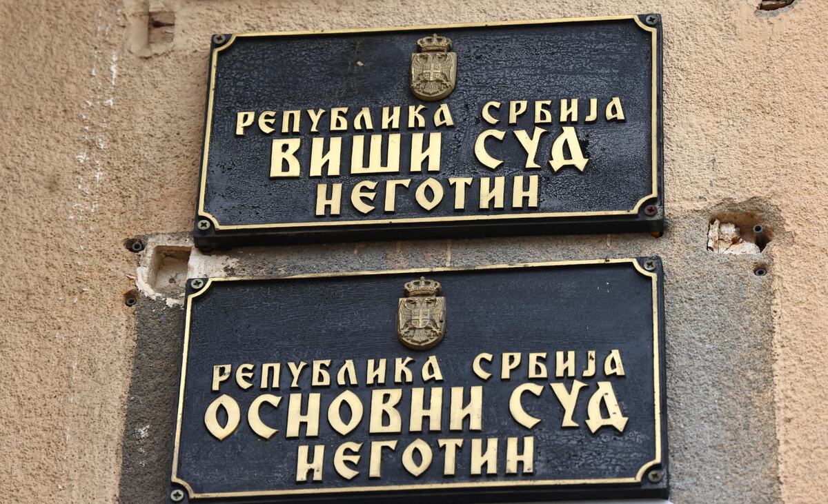 Suđenje Danka Ilić Viši sud Negotin Osnovni sud Negotin