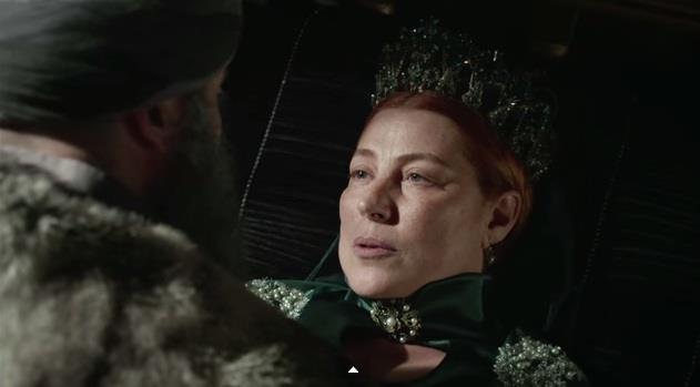 Vahide Perčin kao sultanija Hurem i Halit Ergenč kao sultan Sulejman u seriji Sulejman Veličanstveni