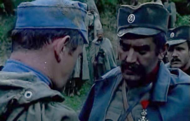 Ljuba Tadić u filmu Marš na Drinu