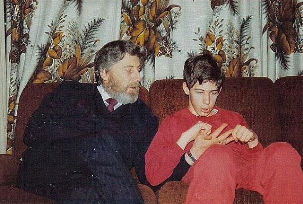 Martin Pistorijus sa ocem