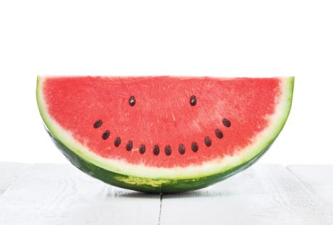 stockphotosliceofwatermelonwithseedsthatmakeasmilingface285863603.jpg