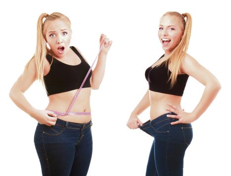 fraj-stockphotobeforeandafteradietgirlsurprisedbymeasuringwaist117605803.jpg