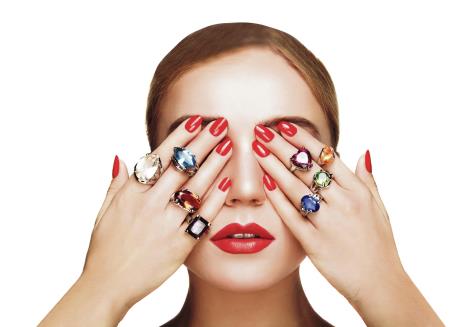 stockphotoportraitofbeautifulwomanwithjewelrymanicureandmakeupperfectskinfashionbeautyring244935532.jpg