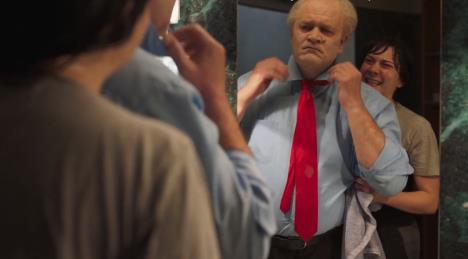 Boris Isaković kao Slobodan Milošević u seriji Porodica