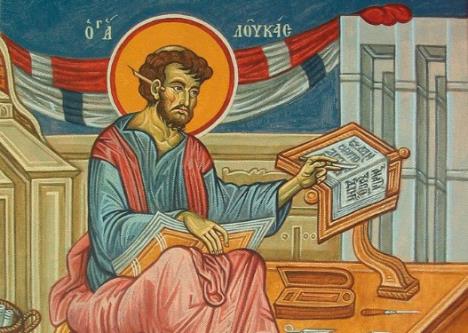 Sveti Luka piše Evanđelje