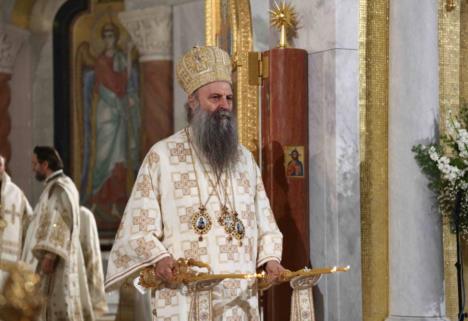 Patrijarh Porfirije u Hramu Svetog Save