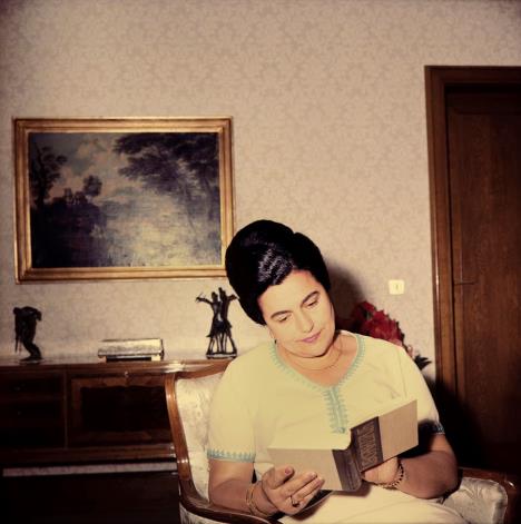 Jovanka Broz u radnom kabinetu