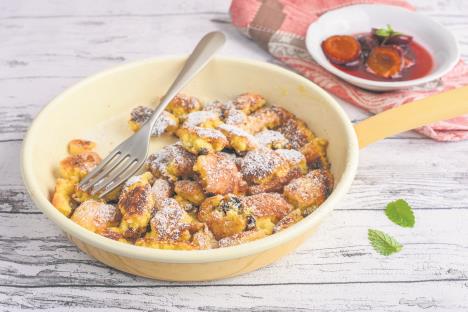 stockphotokaiserschmarrenaustriandessertwithroastedplumsauce1966532650.jpg