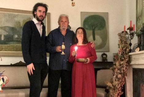 Ljiljana Habjanović Đurović sa porodicom