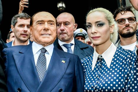 Silvio Berluskoni i Marta Fašina