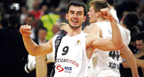 Leo Vesterman u dresu Partizana