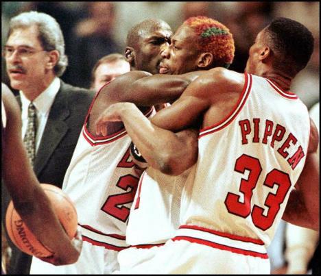 Denis Rodman na terenu