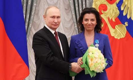 Margarita Simonjan i Vladimir Putin