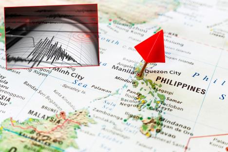 Zemljotres na Filipinima, grafika