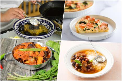 posna jela, kolaž fotografija