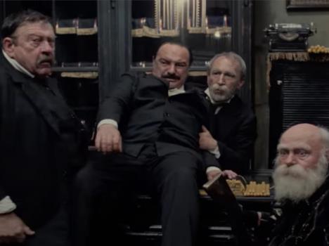 Milivoje Mića Tomić, Mija Aleksić, Pavle Vuisić i Danilo Bata Stojković u filmu Maratonci trče počasni krug