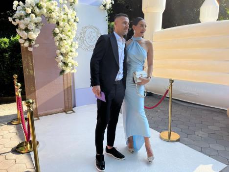 Katarina Grujić sa suprugom Markom Gobeljićem