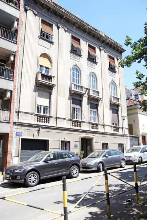 Zgrada na Kopitarevoj gradini koja je poslužila za eksterijer stana porodice Popadić