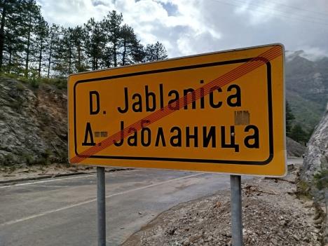 Donja Jablanica, tabla