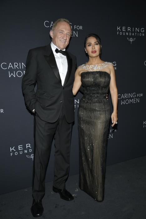 Salma Hajek i Fransoa Anri Pino