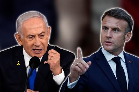 Benjamin Netanjahu i Emanuel Makron